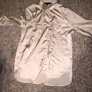 Silky button up